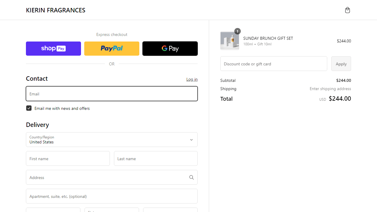 How to apply Kierin NYC coupon code